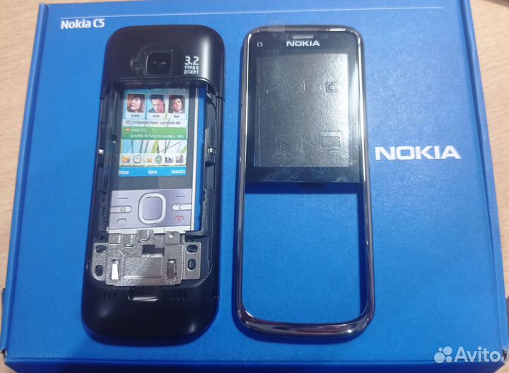 Продаю корпус на Nokia C5 чёрный, новый