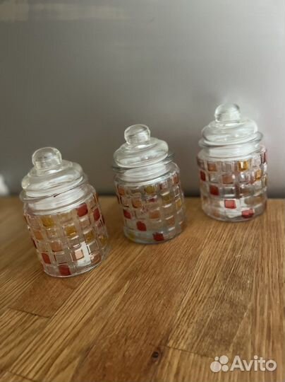 Наборы банок 2 шт новые