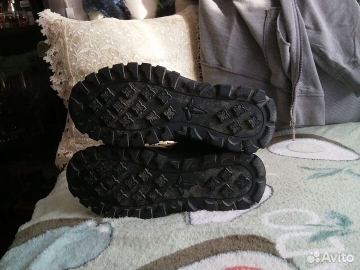 Ботинки зимние натуральная кожа натуральный. Мех