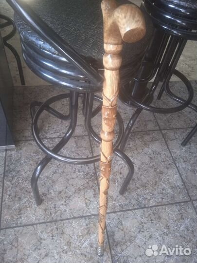 Трость из натурального дерева