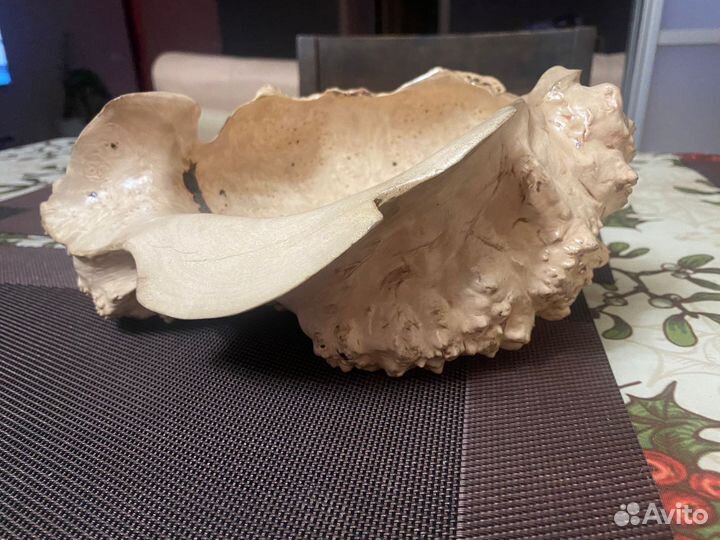 Ваза из капа Волна