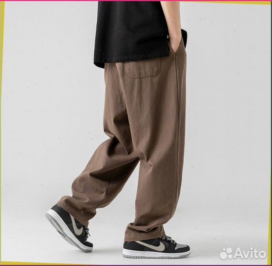 Широкие брюки карго (Premium качество)