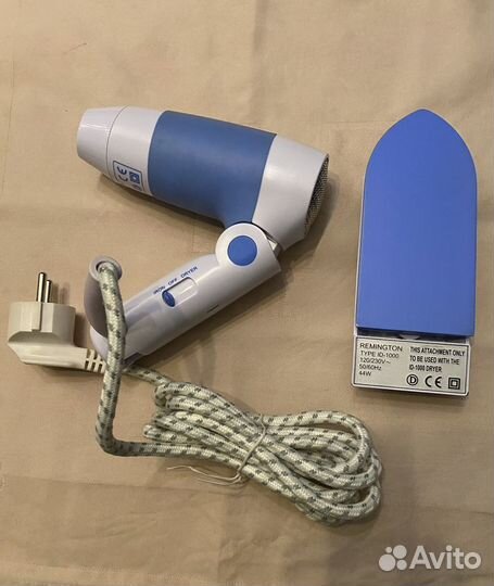 Мини утюг-фен дорожный philips