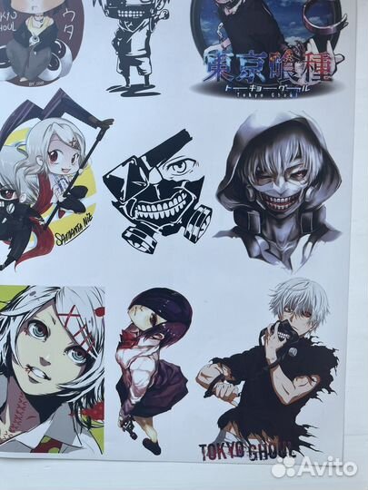 Наклейки Токийский гуль