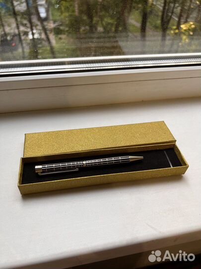 Ручка шариковая серебряная Waldmann