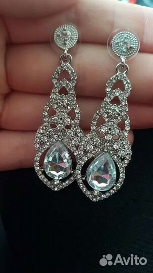 Серьги свадебные, вечерние. Новые, выбор