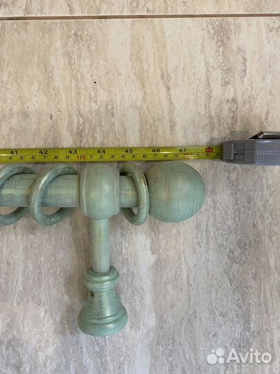 Деревянная гардина 120 см