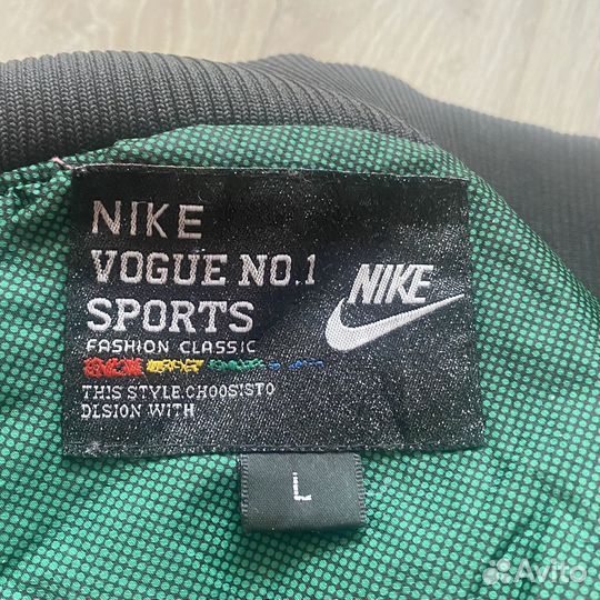 Бомбер nike винтаж зимний