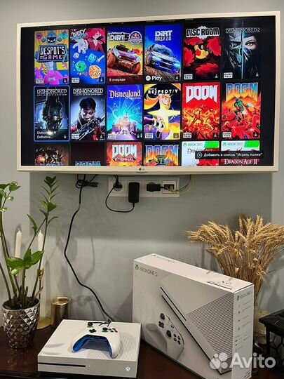 Xbox one s 1tb +400 игр