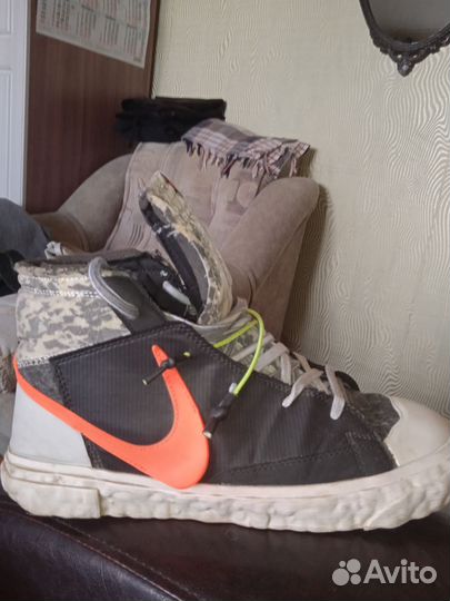Кроссовки Nike readymade x Blazer Mid 'Black Camo'