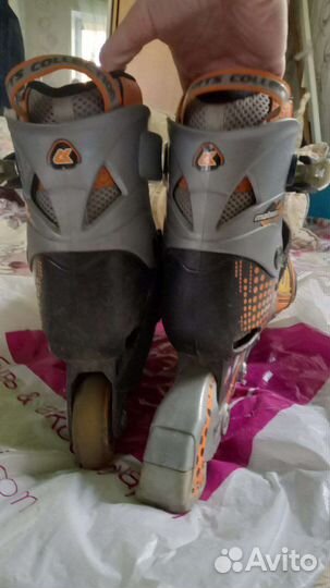 Роликовые коньки раздвижные 35-38