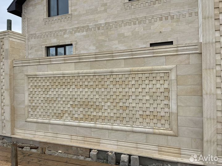 Облицовка дагестанским камнем