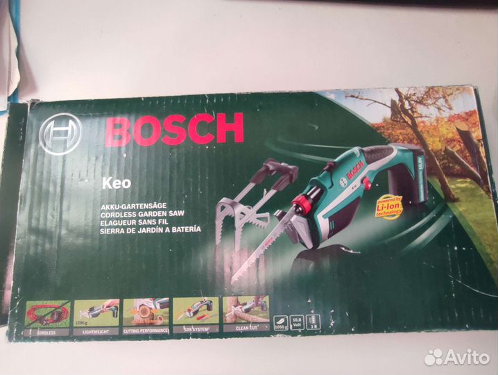 Аккумуляторная сабельная пила bosch