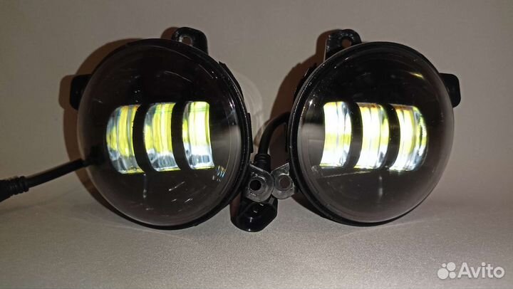 Led птф LADA kalina два режима жёлтый белый