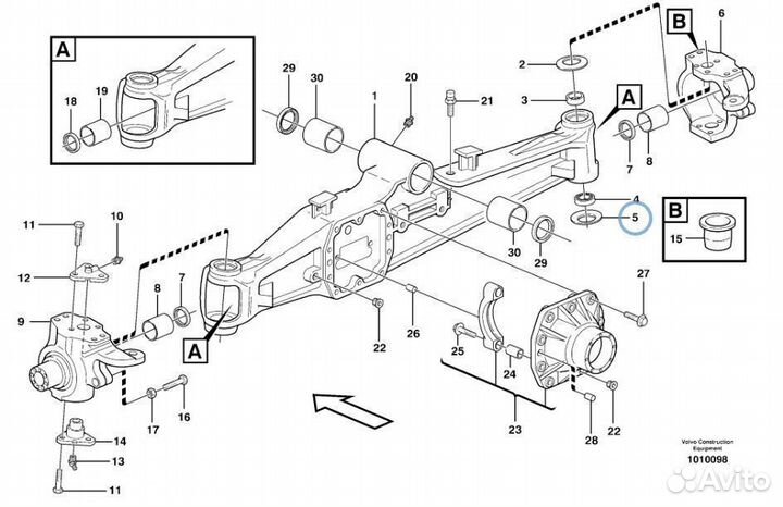 S06/41345 Шайба шкворня поворотного кулака