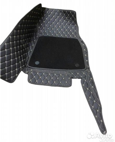 Автомобильные коврики из экокожи 3d