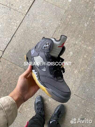 Nike Air Jordan 5 off white black 37-45