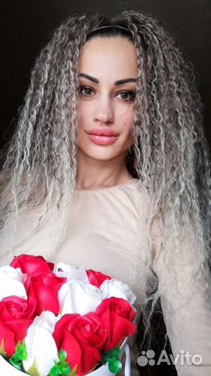 Парик на ободке ручная работа