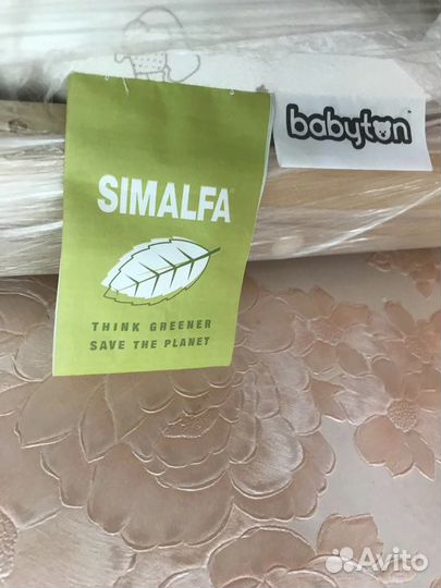 Детская кровать+матрас(новый) +бортики и подушка