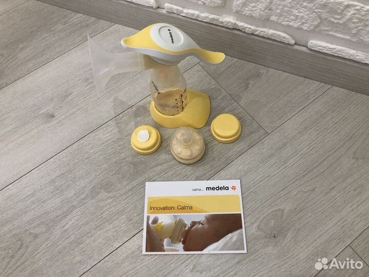 Молокоотсос medela ручной со смартсоской calma