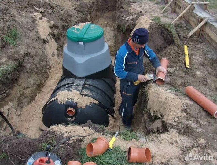 Канализация на дачу, септик, станция, дренаж