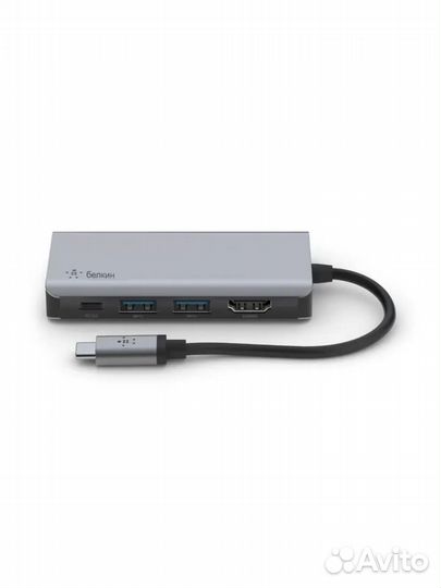 Адаптер belkin Connect USB-C 4-in-1 Multiport