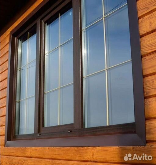 Пластиковые окна на дачу и в дом с отделкой