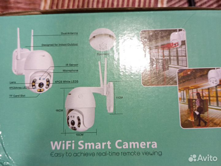 Камера видеонаблюдения wifi уличная