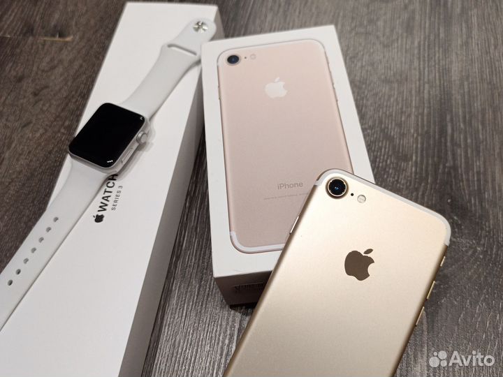 Apple watch и iPhone 7