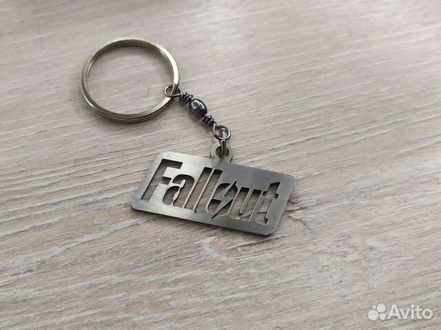Брелок для ключей из нержавеющей стали fallout