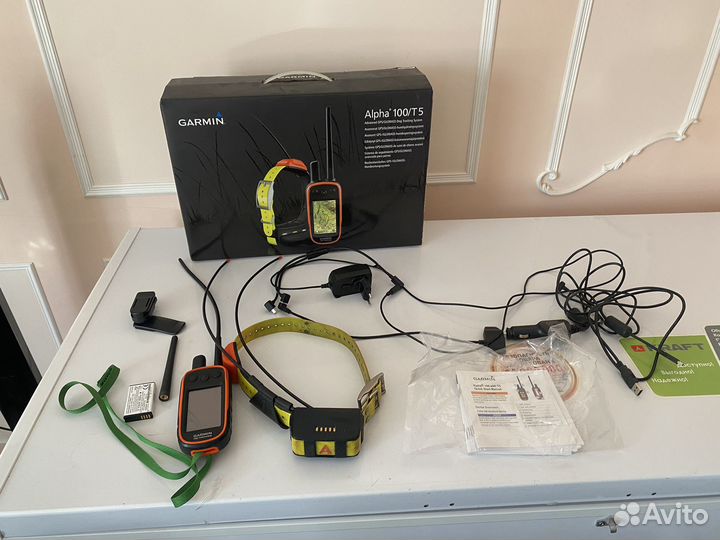 Навигатор garmin alpha 100 с ошейником t5