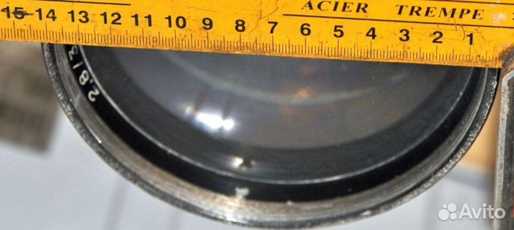 Огромный объектив 2.8/360 от скоростной кинокамеры