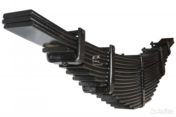 Рессора задняя 16-и л. со скобой урал-4320 чмз