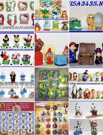 Киндер Ландрин серии и комплекты