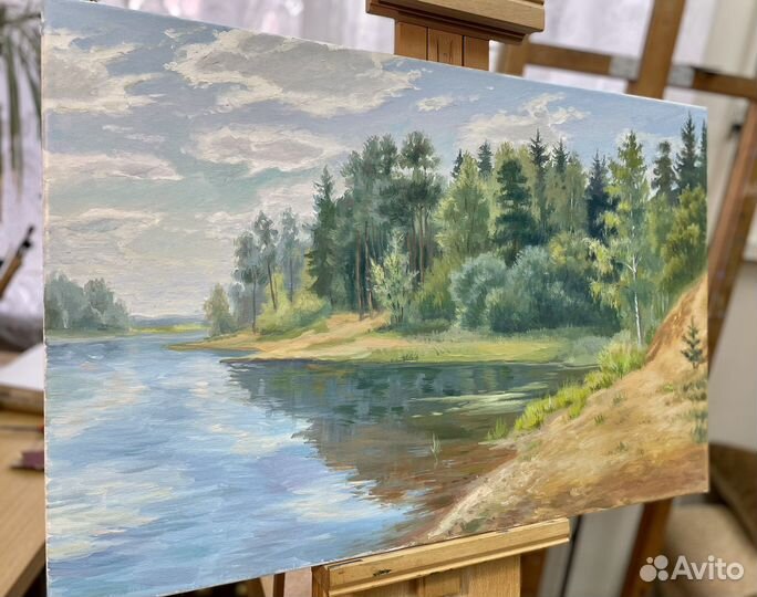 Пейзаж живопись маслом