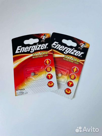 Новые батарейки 377/376 silver oxide 1,55 V