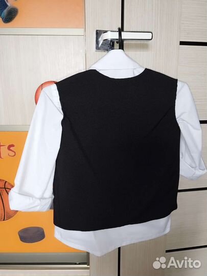 Рубашка с жилеткой комплект для выступлений