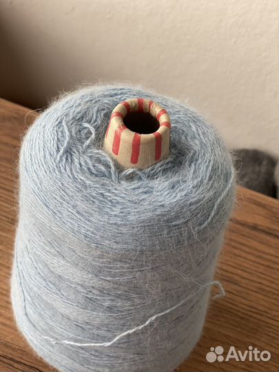 Ангора lana gatto бобинная 416 гр голубая