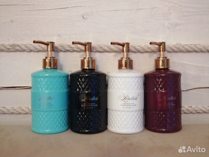 Мыло с дозатором парфюмированное