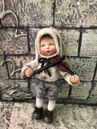 Ватные елочные игрушки