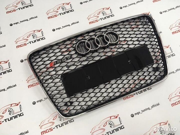 Решётка на Audi Q7 06-15гг. RSQ7 дизайн 1