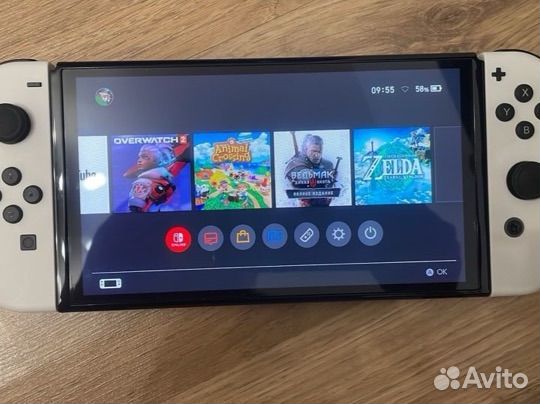 Nintendo Switch oled 64 GB / не прошитая