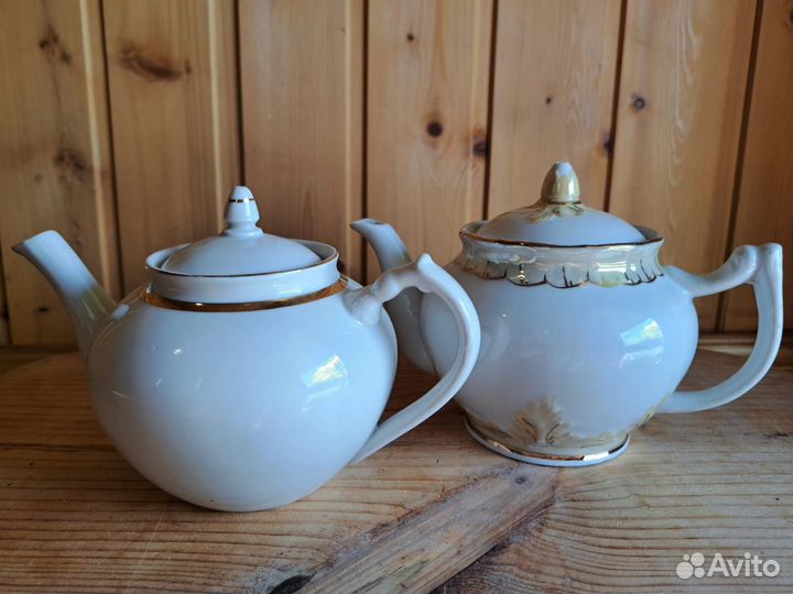 Чайники заварочные СССР Дулево/Вербилки