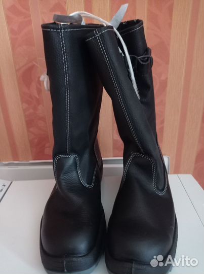 Сапоги мужские зимние кожаные 40 размер