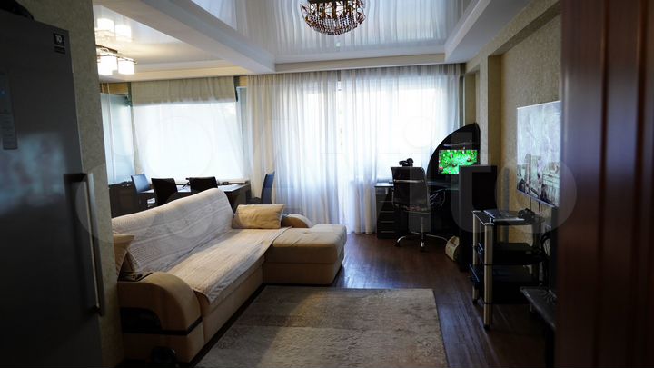 3-к. квартира, 72,5 м², 1/9 эт.