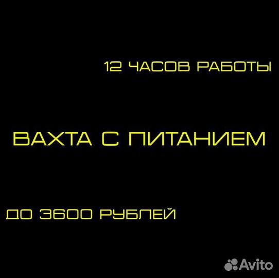 Охранник по 12 часов + подработки. 2-х питание