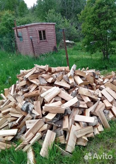 Дрова колотые Береза