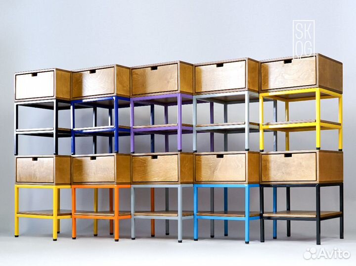 Тумба прикроватная «Коробка»