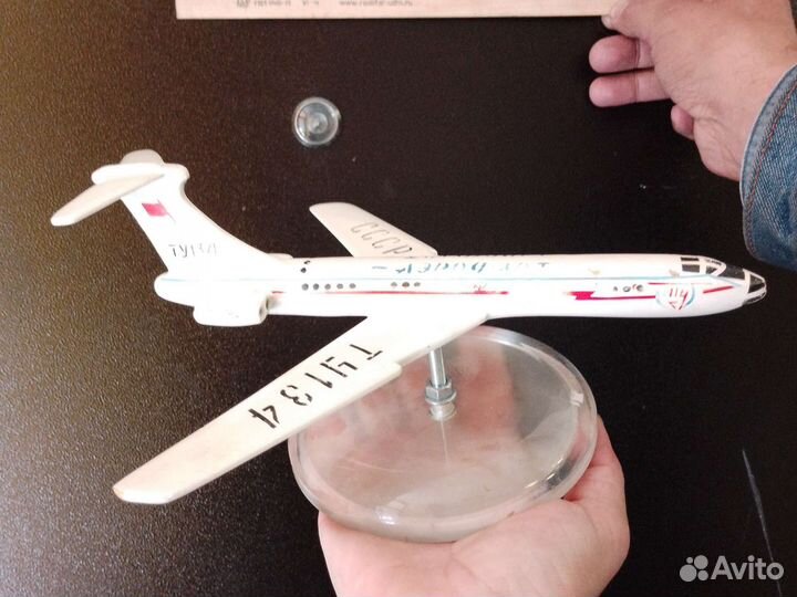 Модель самолёта ту 134 Аэрофлот СССР