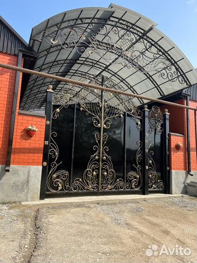 Кованые ворота перила навесы